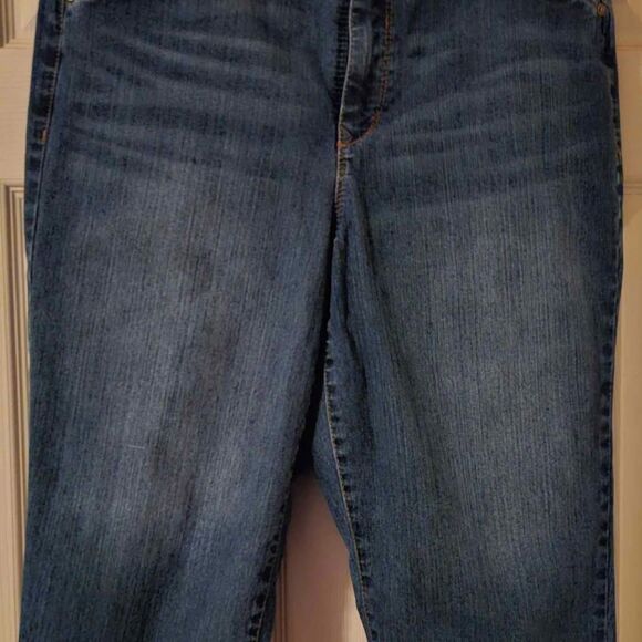 Gloria Vanderbilt Skinnies Skimmer Size 10 jeans capri clamdiggers - Picture 1 of 4